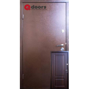 Вхідні Двері Віп М Гранд темний горіх Qdoors
