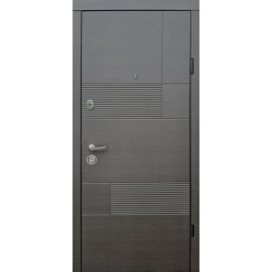 Вхідні Двері Еталон Каліфорнія венге сірий горизонт Qdoors