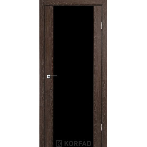 Межкомнатные двери KORFAD SANREMO SR-01 дуб марсала черное стекло Межкомнатные двери KORFAD SANREMO SR-01 дуб марсала черное стекло